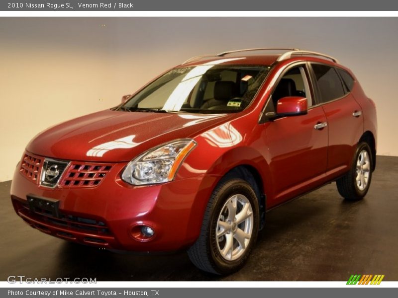 Venom Red / Black 2010 Nissan Rogue SL