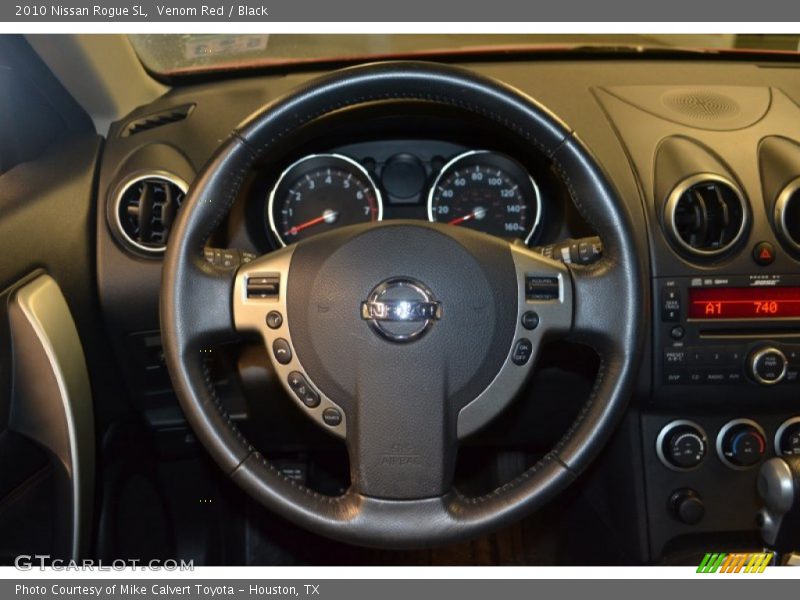 Venom Red / Black 2010 Nissan Rogue SL