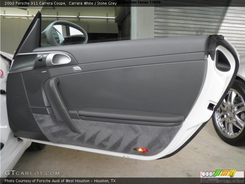 Carrara White / Stone Grey 2009 Porsche 911 Carrera Coupe