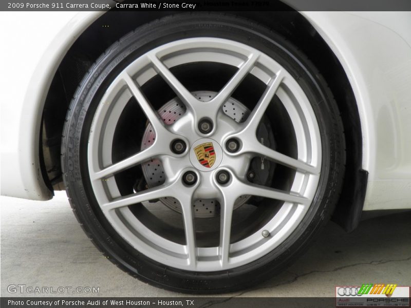 Carrara White / Stone Grey 2009 Porsche 911 Carrera Coupe