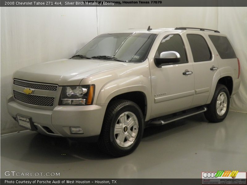 Silver Birch Metallic / Ebony 2008 Chevrolet Tahoe Z71 4x4