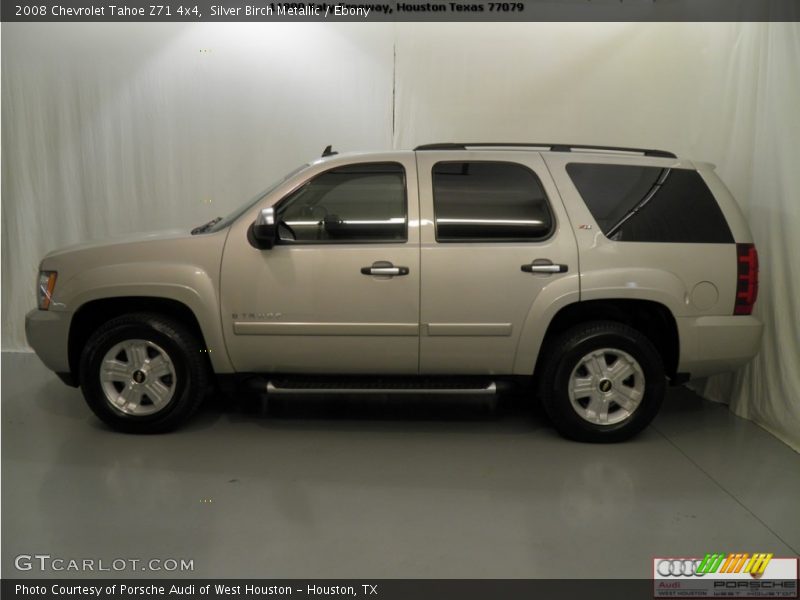 Silver Birch Metallic / Ebony 2008 Chevrolet Tahoe Z71 4x4
