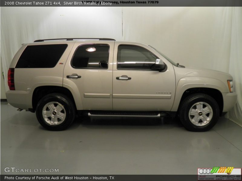 Silver Birch Metallic / Ebony 2008 Chevrolet Tahoe Z71 4x4