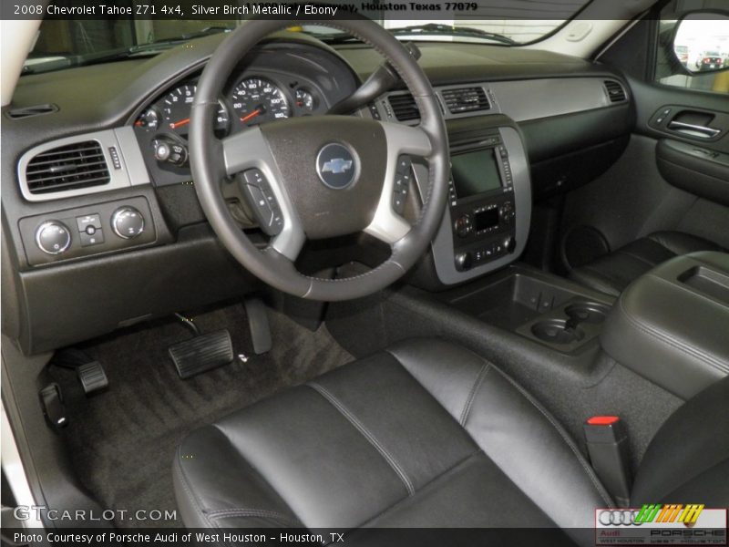 Silver Birch Metallic / Ebony 2008 Chevrolet Tahoe Z71 4x4