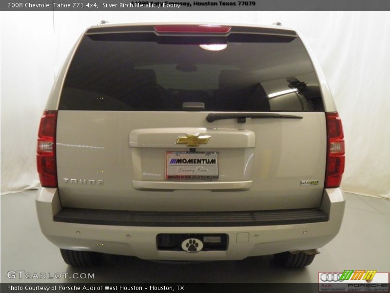 Silver Birch Metallic / Ebony 2008 Chevrolet Tahoe Z71 4x4