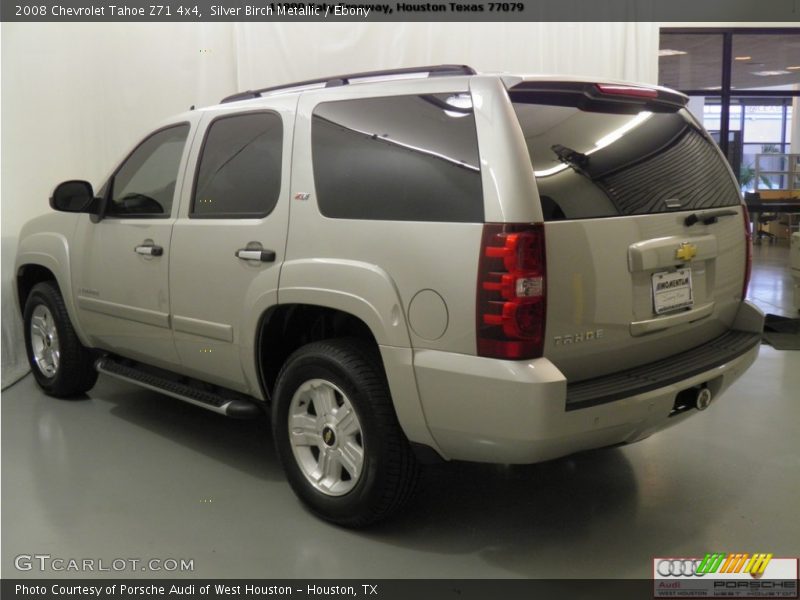 Silver Birch Metallic / Ebony 2008 Chevrolet Tahoe Z71 4x4