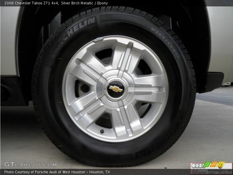 Silver Birch Metallic / Ebony 2008 Chevrolet Tahoe Z71 4x4
