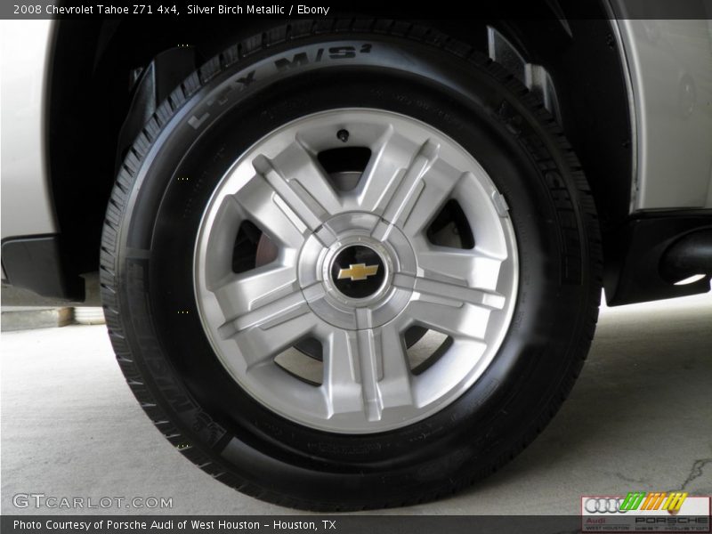 Silver Birch Metallic / Ebony 2008 Chevrolet Tahoe Z71 4x4