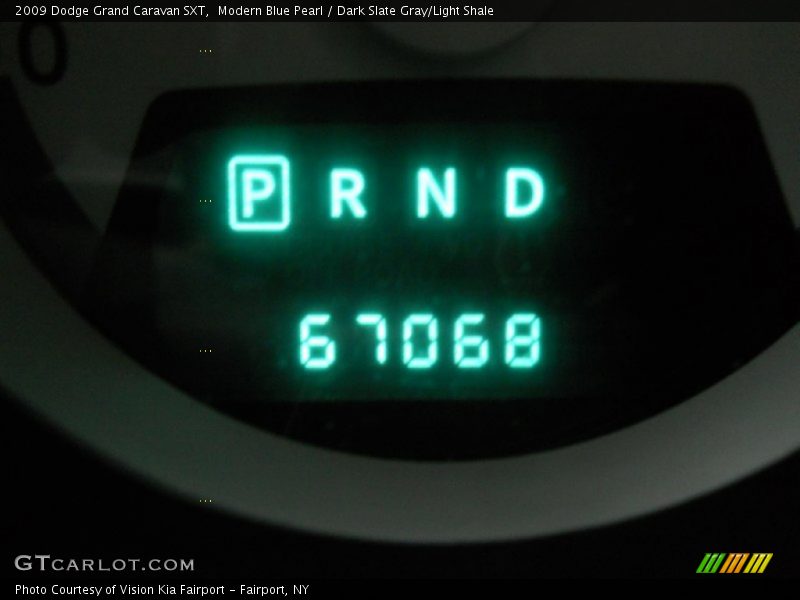 Modern Blue Pearl / Dark Slate Gray/Light Shale 2009 Dodge Grand Caravan SXT