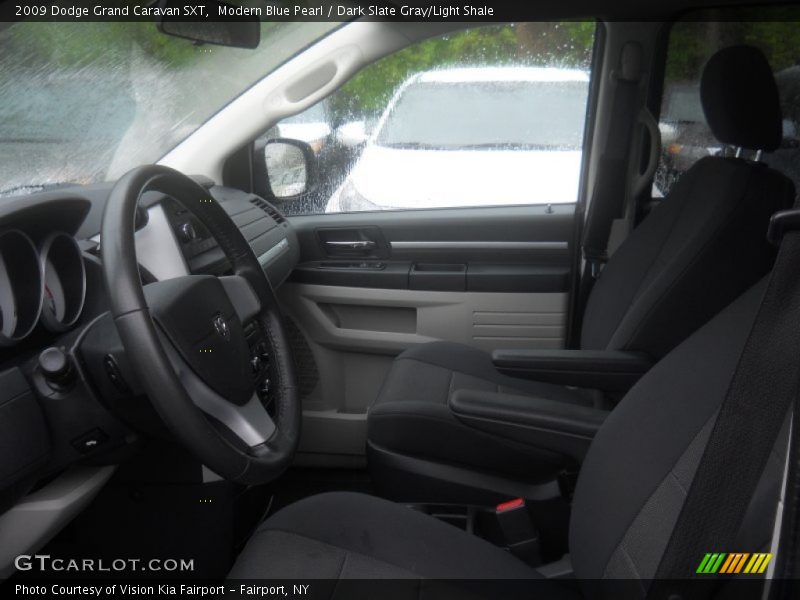 Modern Blue Pearl / Dark Slate Gray/Light Shale 2009 Dodge Grand Caravan SXT