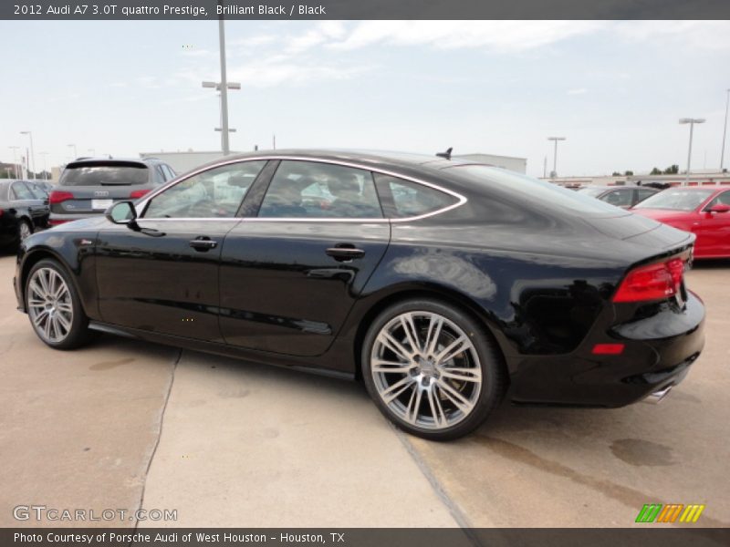 Brilliant Black / Black 2012 Audi A7 3.0T quattro Prestige