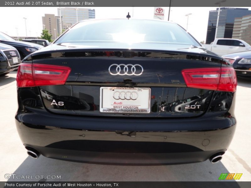 Brilliant Black / Black 2012 Audi A6 2.0T Sedan