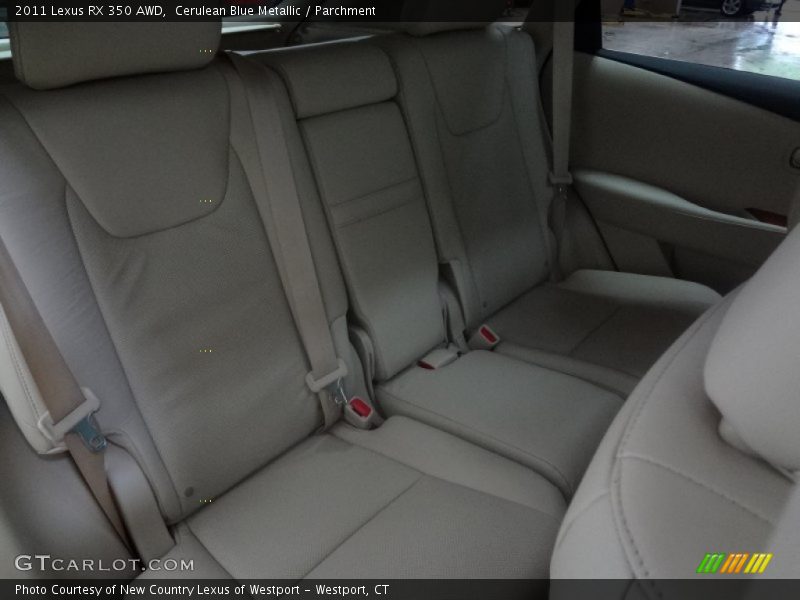 Cerulean Blue Metallic / Parchment 2011 Lexus RX 350 AWD