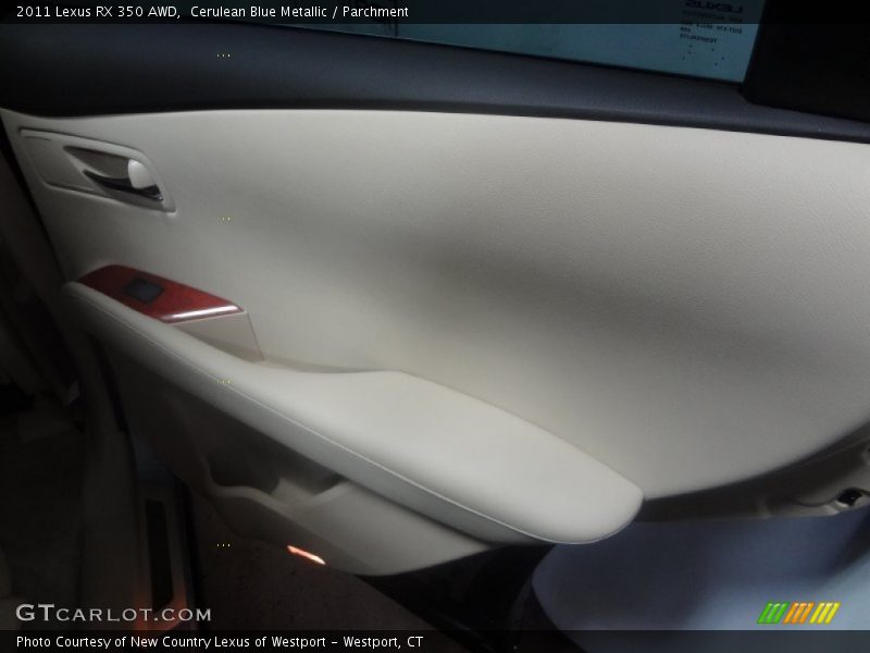 Cerulean Blue Metallic / Parchment 2011 Lexus RX 350 AWD