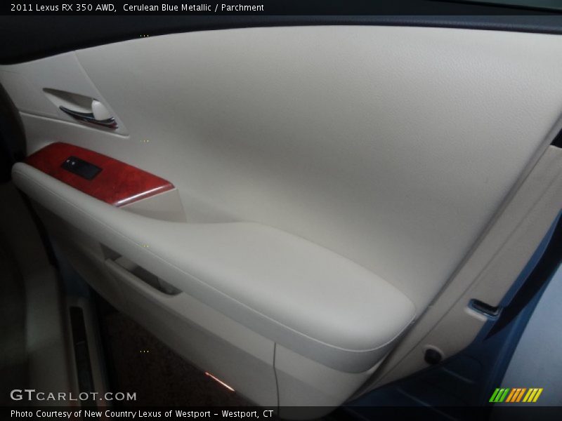 Cerulean Blue Metallic / Parchment 2011 Lexus RX 350 AWD
