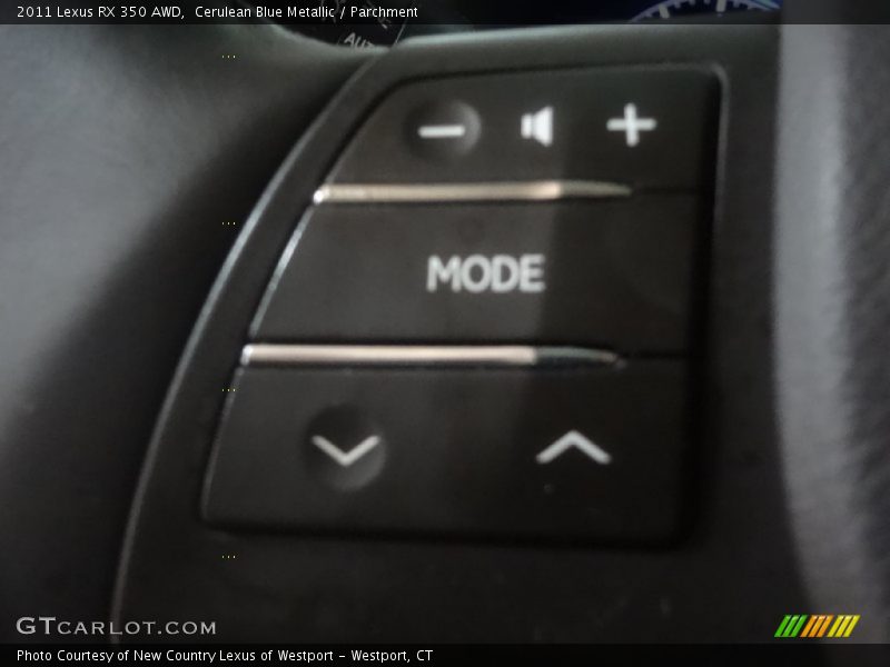 Cerulean Blue Metallic / Parchment 2011 Lexus RX 350 AWD