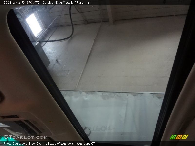Cerulean Blue Metallic / Parchment 2011 Lexus RX 350 AWD