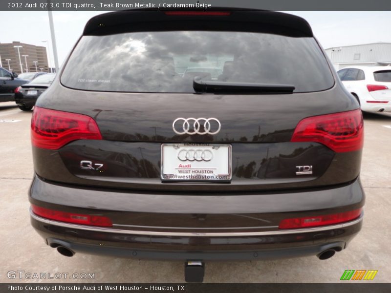 Teak Brown Metallic / Cardamom Beige 2012 Audi Q7 3.0 TDI quattro