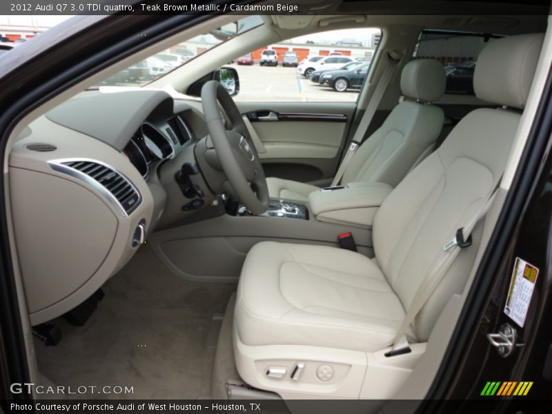  2012 Q7 3.0 TDI quattro Cardamom Beige Interior
