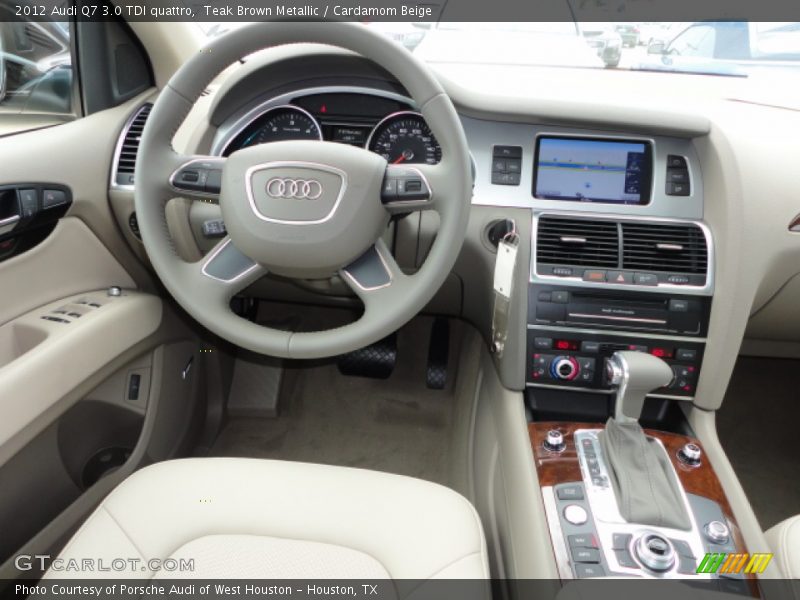 Teak Brown Metallic / Cardamom Beige 2012 Audi Q7 3.0 TDI quattro