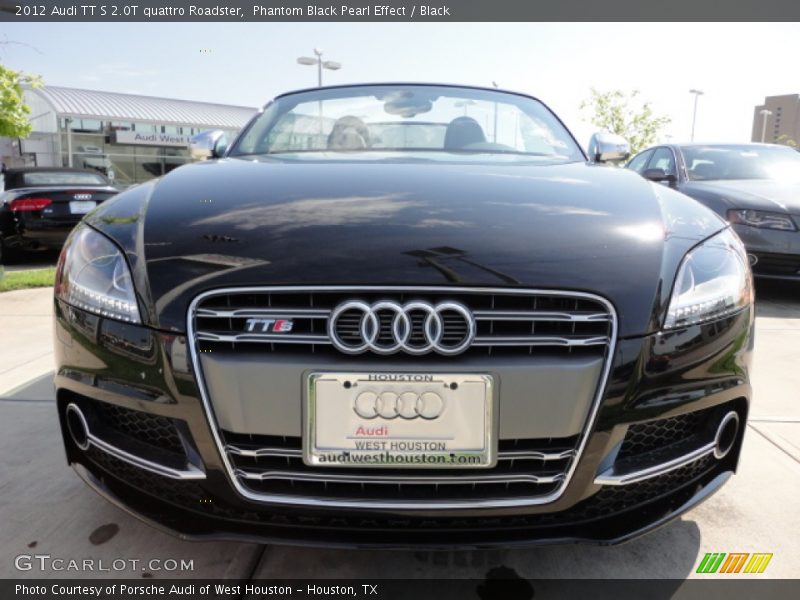 Phantom Black Pearl Effect / Black 2012 Audi TT S 2.0T quattro Roadster
