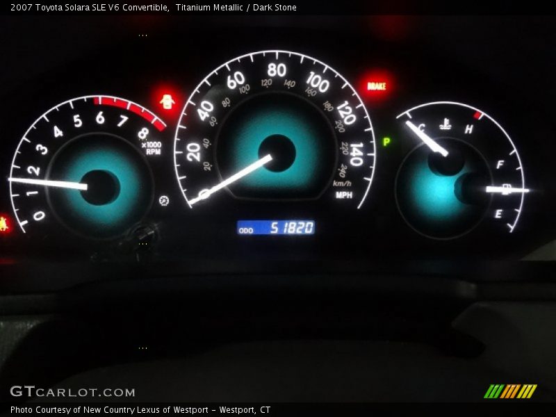 Titanium Metallic / Dark Stone 2007 Toyota Solara SLE V6 Convertible