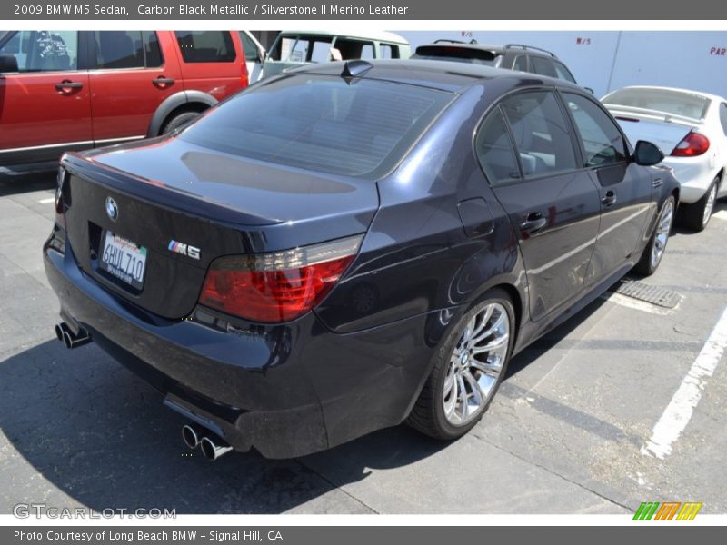 Carbon Black Metallic / Silverstone II Merino Leather 2009 BMW M5 Sedan