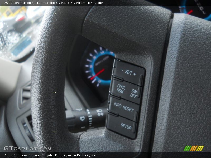 Tuxedo Black Metallic / Medium Light Stone 2010 Ford Fusion S