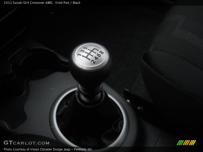  2011 SX4 Crossover AWD 6 Speed Manual Shifter