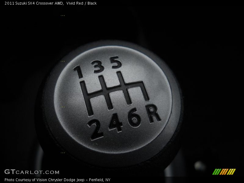  2011 SX4 Crossover AWD 6 Speed Manual Shifter