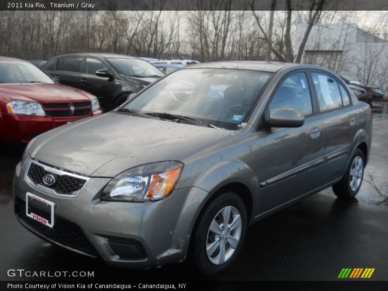 Titanium / Gray 2011 Kia Rio