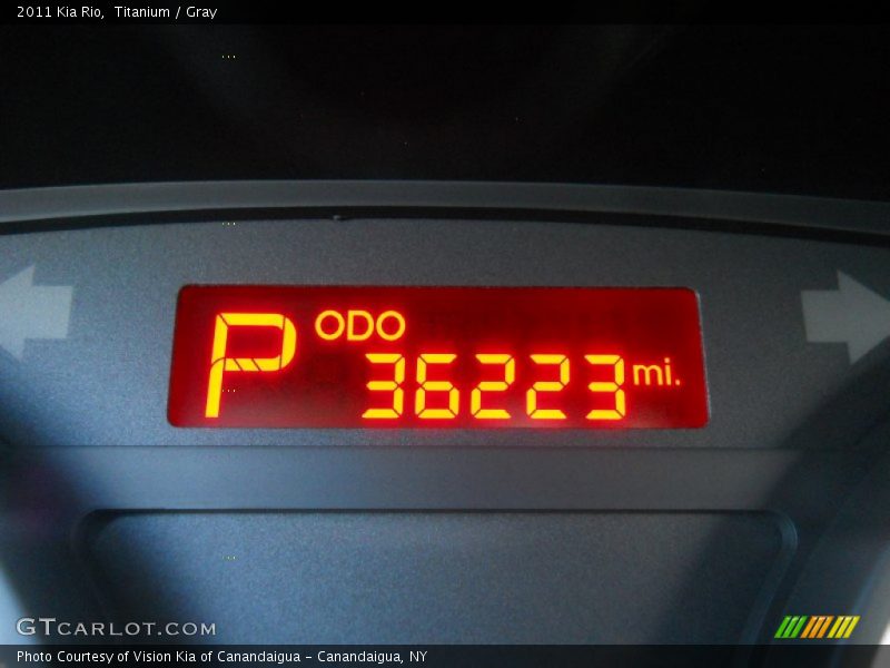 Titanium / Gray 2011 Kia Rio