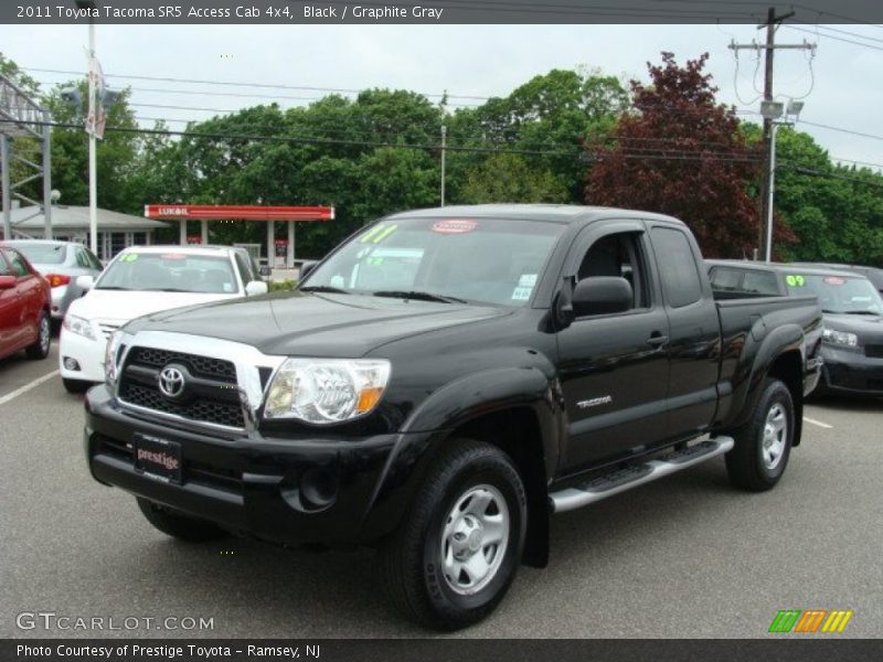 Black / Graphite Gray 2011 Toyota Tacoma SR5 Access Cab 4x4