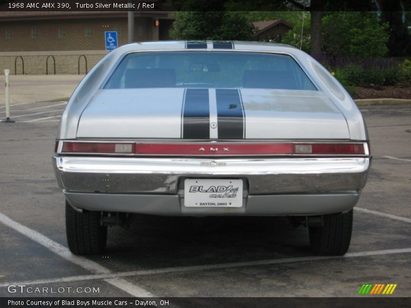 Turbo Silver Metallic / Red 1968 AMC AMX 390