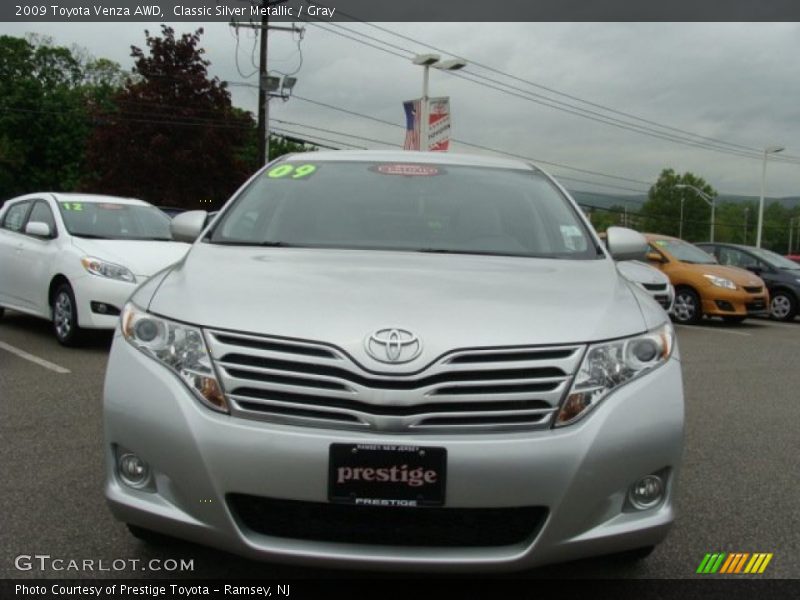 Classic Silver Metallic / Gray 2009 Toyota Venza AWD