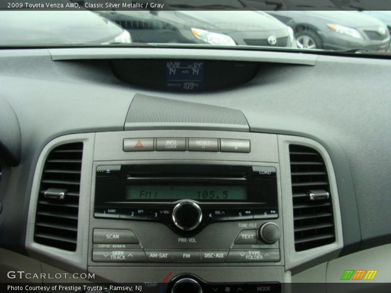 Classic Silver Metallic / Gray 2009 Toyota Venza AWD