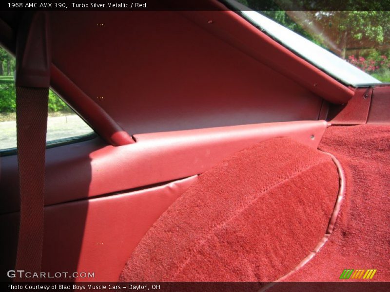 Turbo Silver Metallic / Red 1968 AMC AMX 390