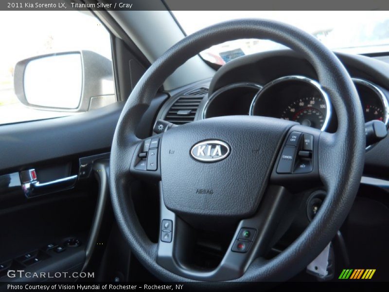 Titanium Silver / Gray 2011 Kia Sorento LX