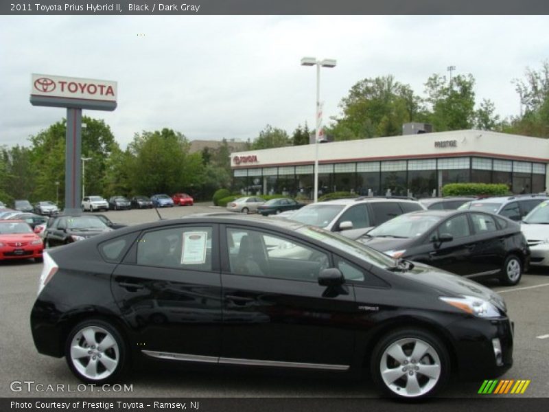 Black / Dark Gray 2011 Toyota Prius Hybrid II