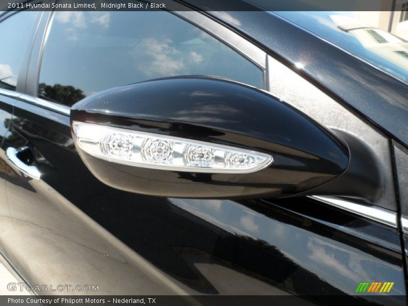 Midnight Black / Black 2011 Hyundai Sonata Limited