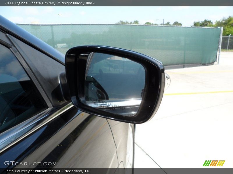 Midnight Black / Black 2011 Hyundai Sonata Limited
