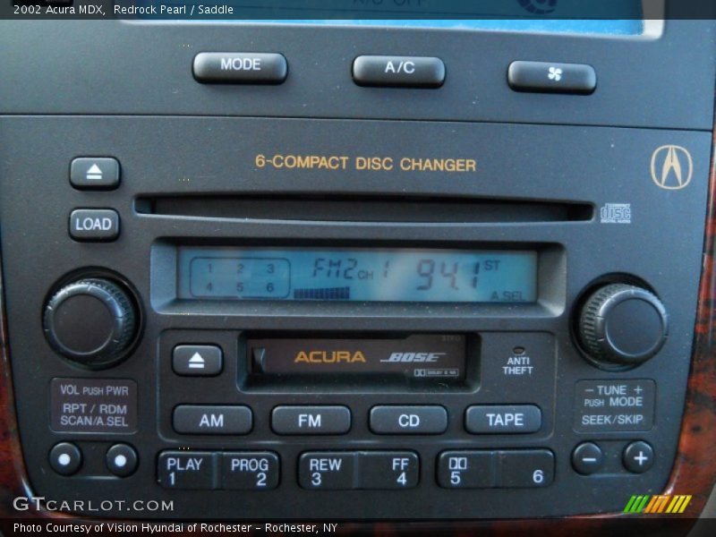 Redrock Pearl / Saddle 2002 Acura MDX