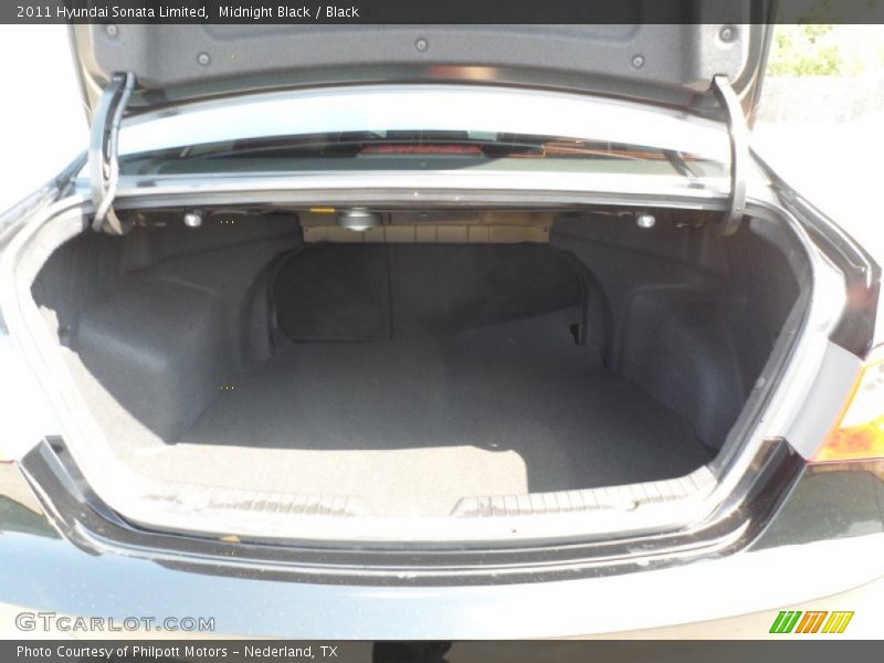 Midnight Black / Black 2011 Hyundai Sonata Limited