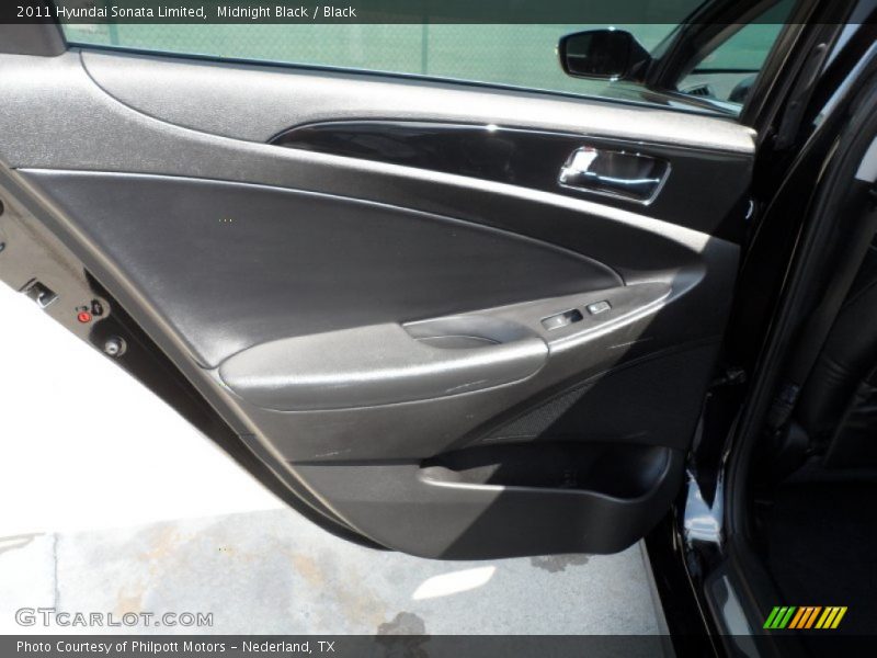 Midnight Black / Black 2011 Hyundai Sonata Limited