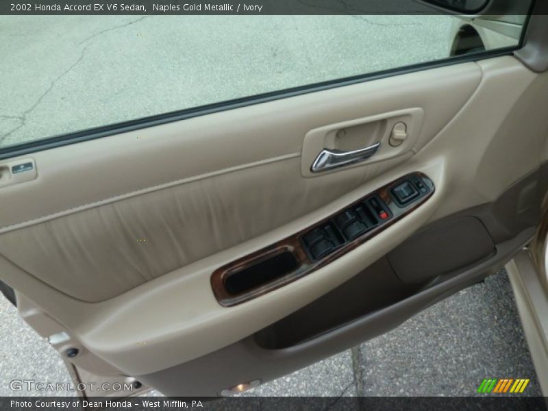 Naples Gold Metallic / Ivory 2002 Honda Accord EX V6 Sedan