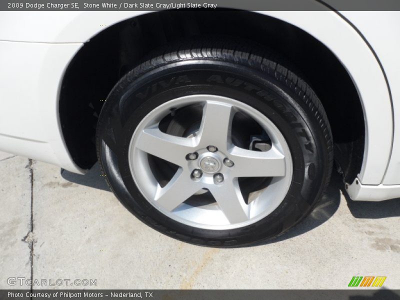 Stone White / Dark Slate Gray/Light Slate Gray 2009 Dodge Charger SE