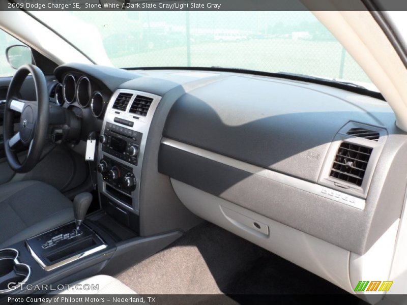 Stone White / Dark Slate Gray/Light Slate Gray 2009 Dodge Charger SE