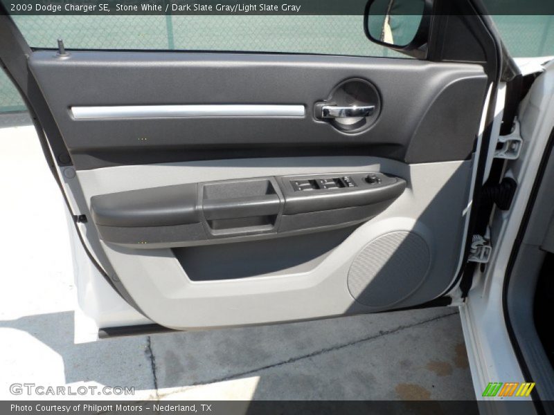 Stone White / Dark Slate Gray/Light Slate Gray 2009 Dodge Charger SE