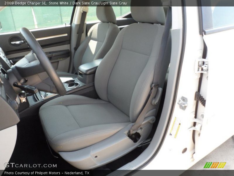 Stone White / Dark Slate Gray/Light Slate Gray 2009 Dodge Charger SE