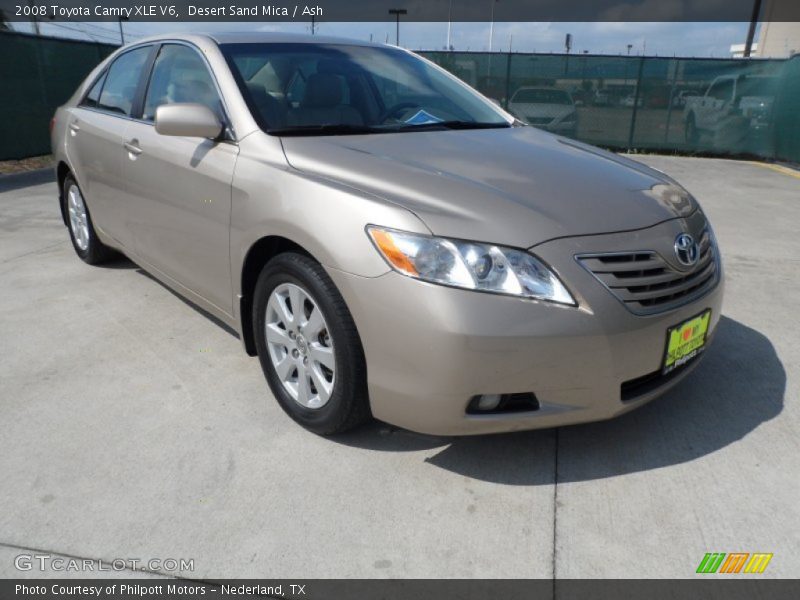 Desert Sand Mica / Ash 2008 Toyota Camry XLE V6
